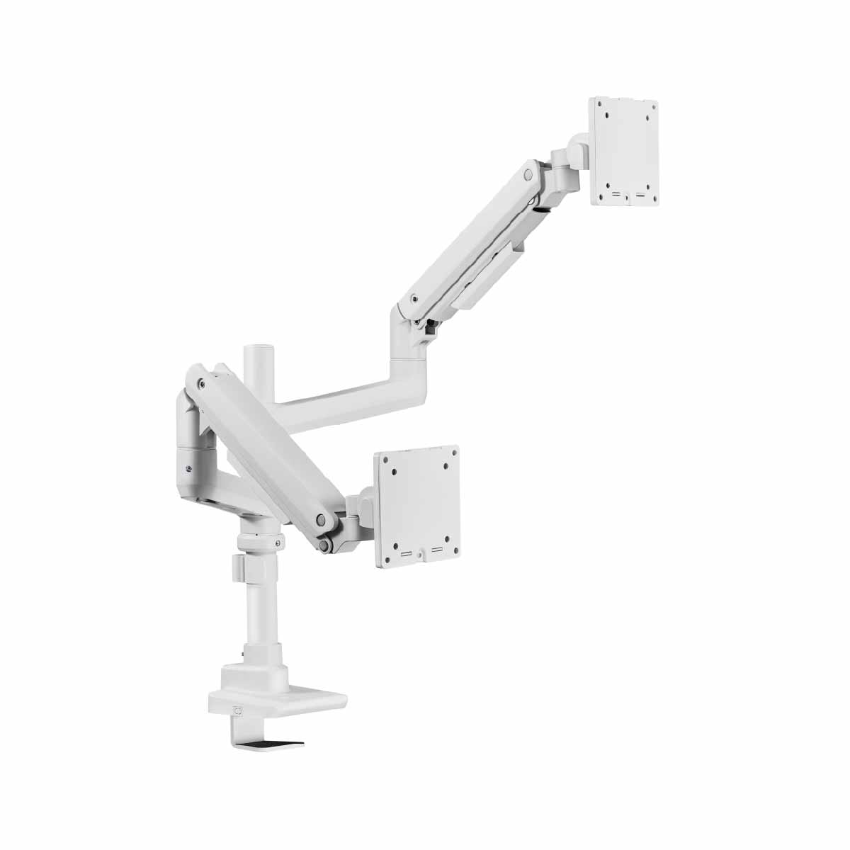 Fabulous Pole-Mounted Gas Spring Dual Monitor Arm